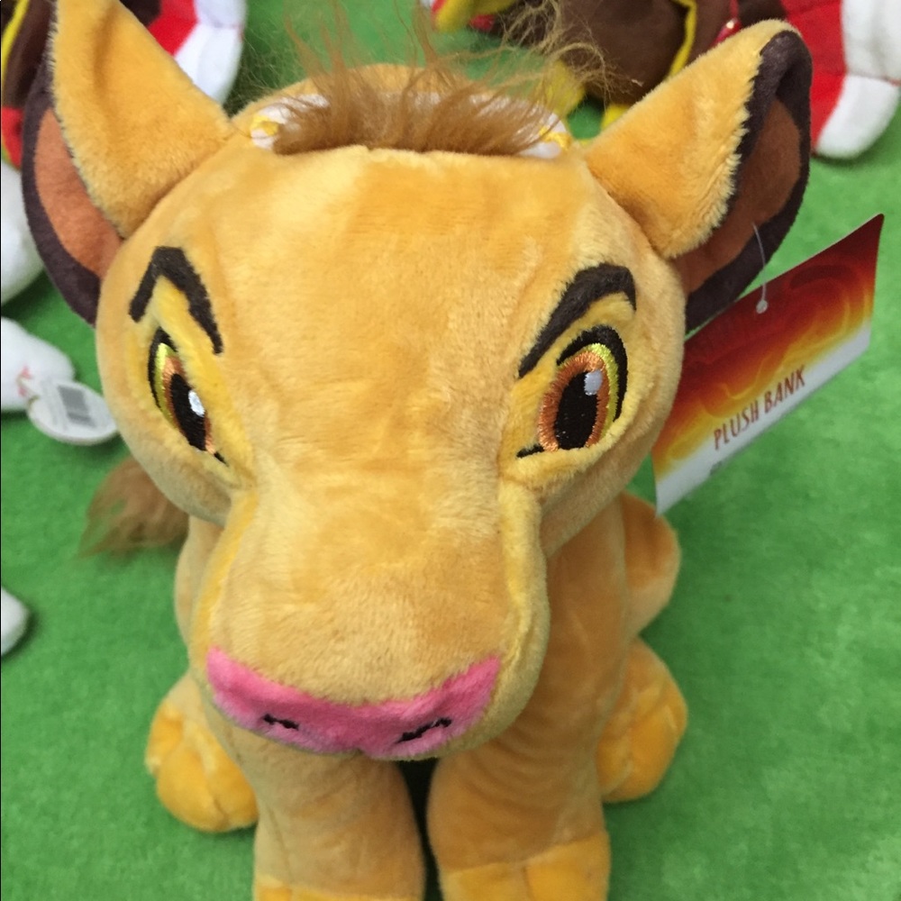 Disney The Lion king plush bank new with tags
